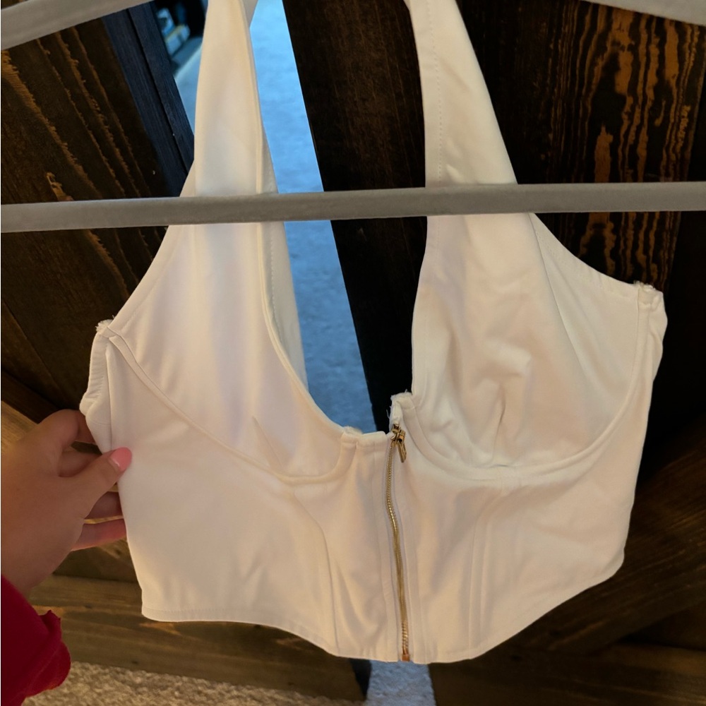 Brand new corset crop top